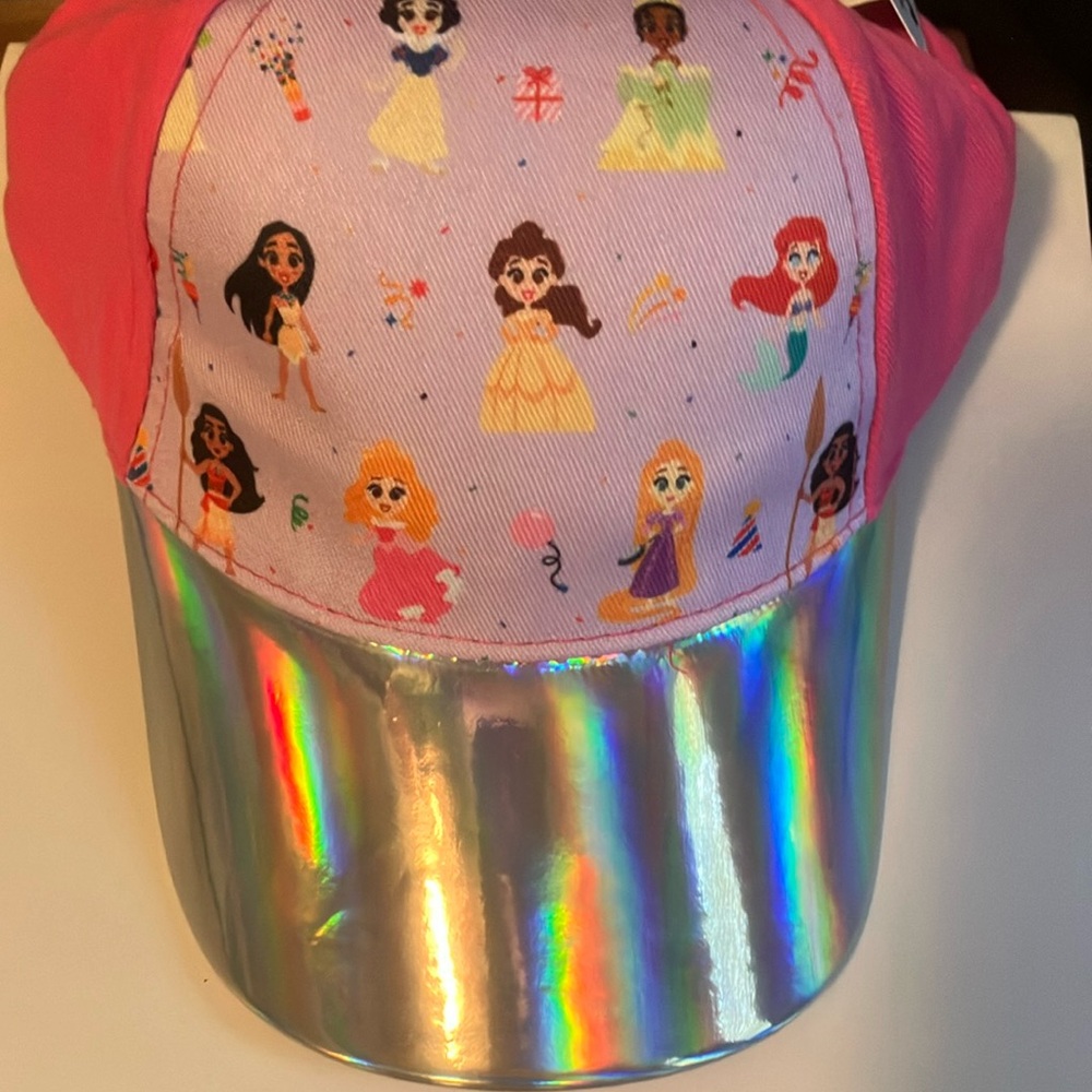 Kids Pink and Silver Cap with Princess Design